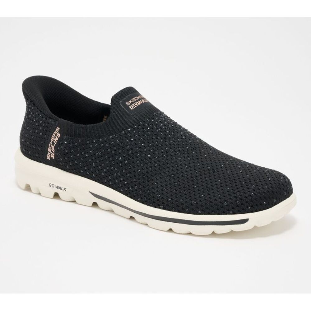 Skechers Women's Sz 7 Make Your Selection: Slip-ins GO WALK Travel Black
